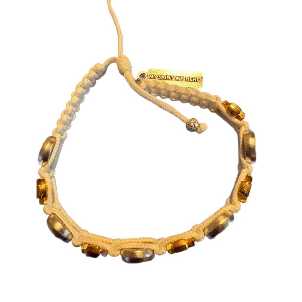 Macramé Benedictine Blessing Bracelet
